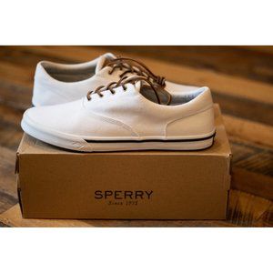 NWT Sperry Men's Striper II CVO Sneaker in White